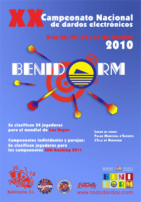 Benidorm acoge el campeonato nacional de dardos 2010