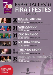 Fira i Festes Gandía 2011
