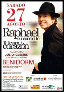 Concierto Raphael en Benidorm