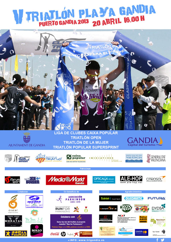 V Triatló ciutat de Gandía 2013