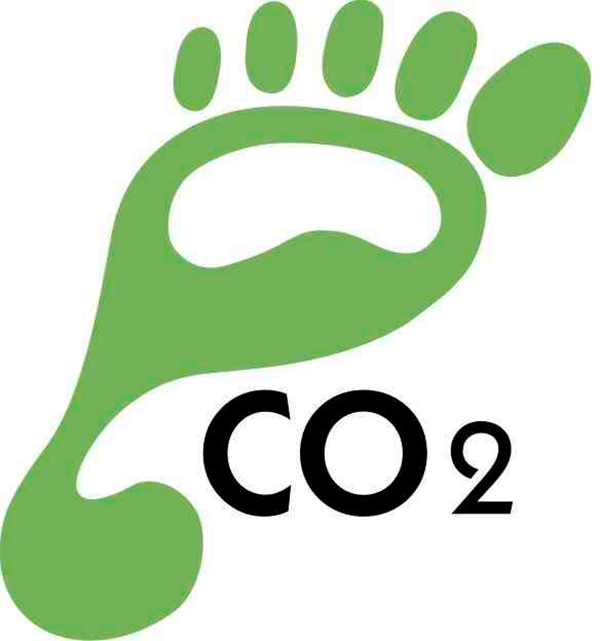 simbolo huella de carbono