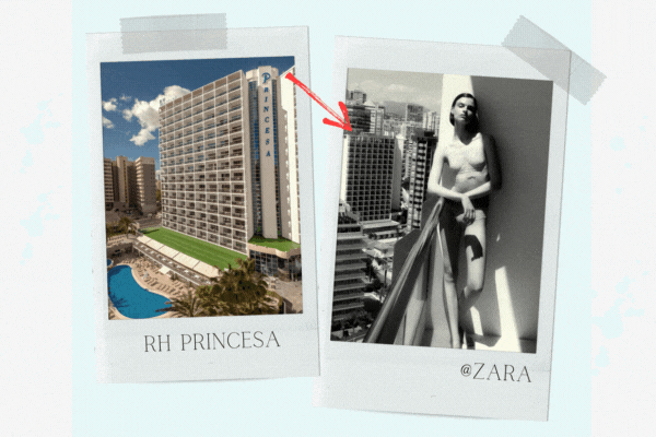 EL HOTEL RH PRINCESA Y RH ROYAL DE FONDO EN LA CAMPAÑA DE LA NUEVA COLECCIÓN DE LENCERÍA DE ZARA