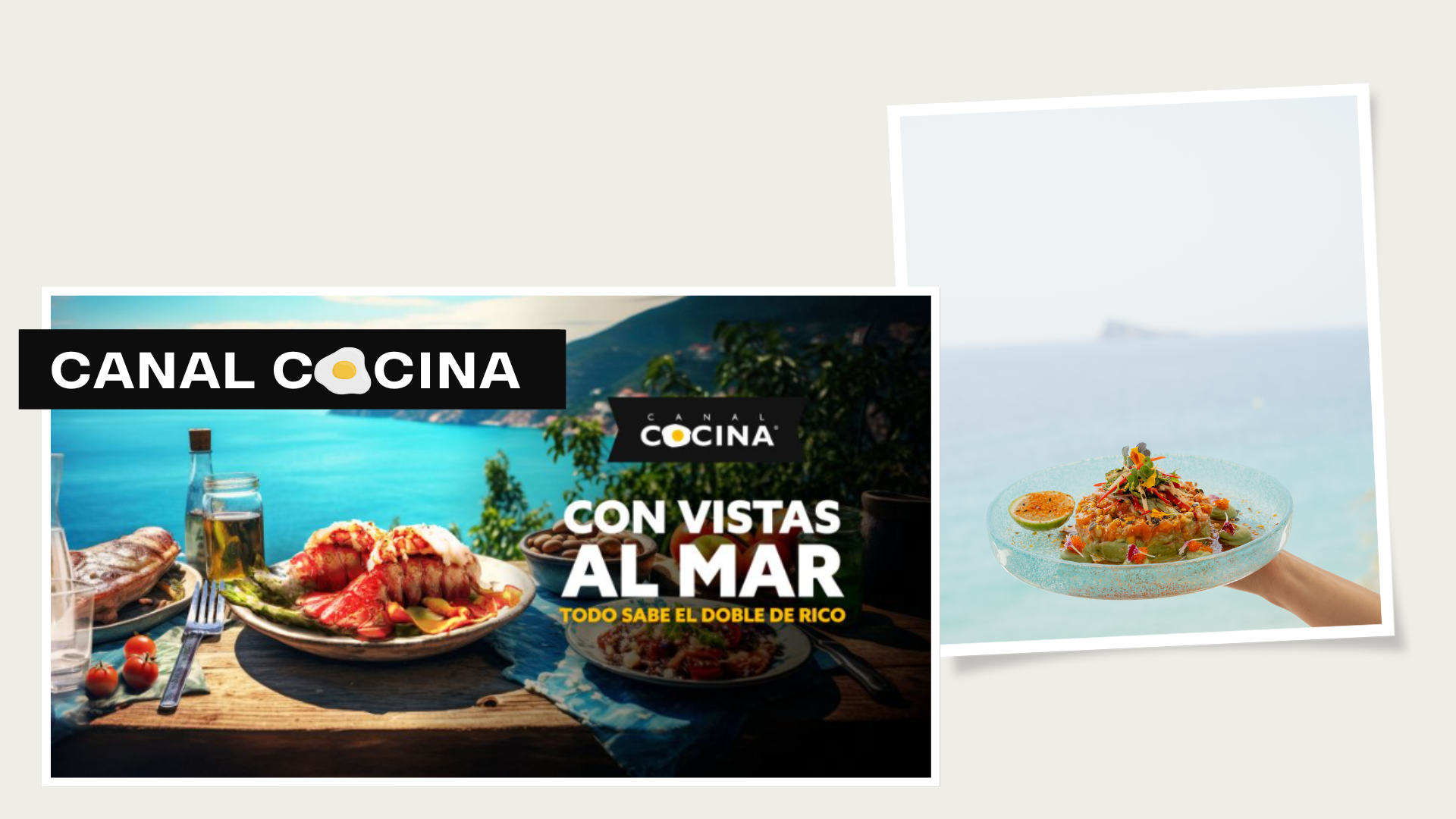 D·VORA RESTAURANTE EN EL PROGRAMA “CON VISTAS AL MAR” DE CANAL COCINA